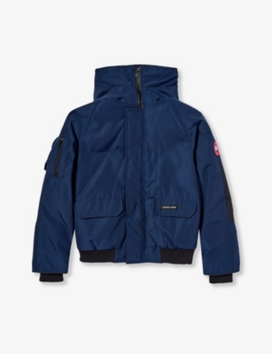 CANADA GOOSE Chilliwack brand patch relaxed fit woven blend down