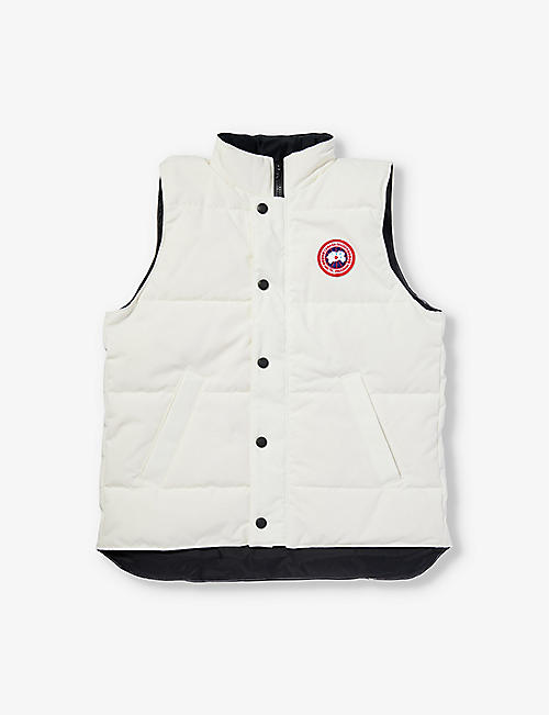 CANADA GOOSE: Vanier padded shell-down gilet 10-16 years