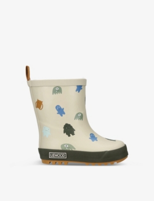 Shoe The Bear Boys Grey Kids Mason Graphic-print Thermo Wellington Boots 2-8 Years