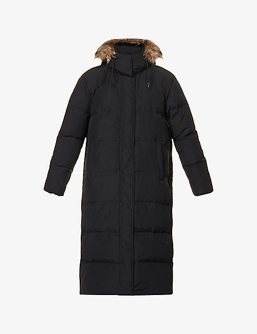 POLO RALPH LAUREN: Detachable-hood quilted cotton-blend jacket