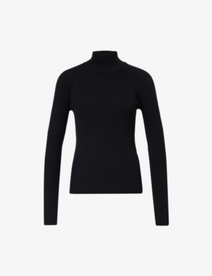 Max Mara Cashmere Rollneck Sweater In Black