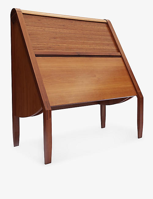 VINTERIOR: Pre-loved Compass cherry-wood bureau desk 110cm x 100cm