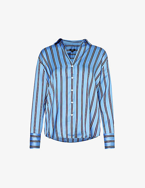 RAILS: Dorian striped woven shirt