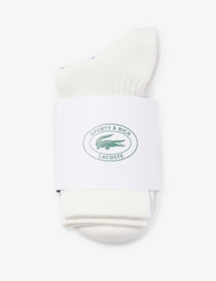 SPORTY RICH Sporty Rich x Lacoste logo embroidered pack of