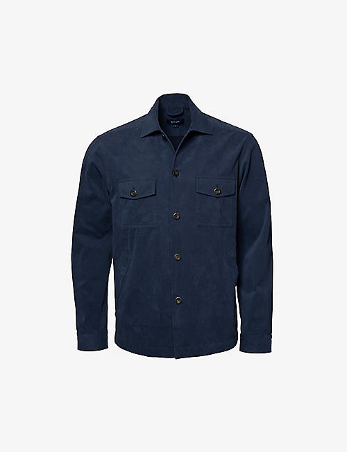 ETON: Patch-pocket regular-fit cotton shirt