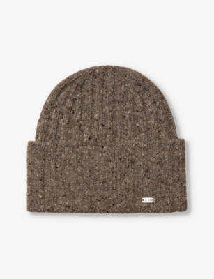 ETON: Brand-plaque wool-blend beanie hat