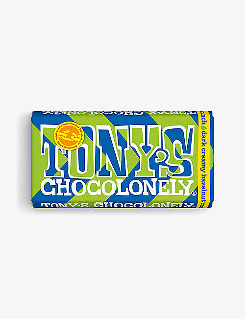 TONY'S: Dark creamy hazelnut crunch 180g
