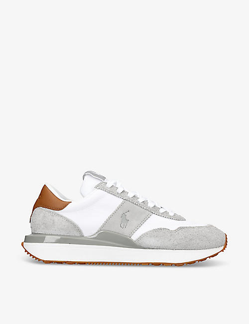 POLO RALPH LAUREN: Train 89 leather low-top leather trainers