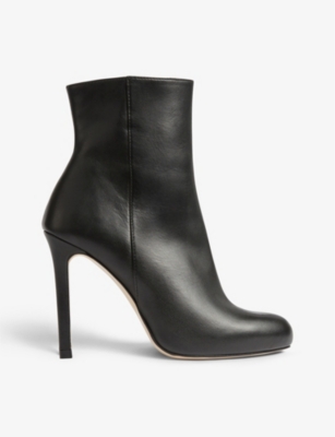 LK BENNETT: Nolan stiletto-heel leather ankle boots
