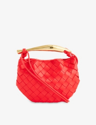 Sardine mini Intrecciato-leather cross-body bag | Bottega Veneta