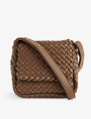 Bottega Veneta Women's Cobble Intrecciato Leather Shoulder Bag