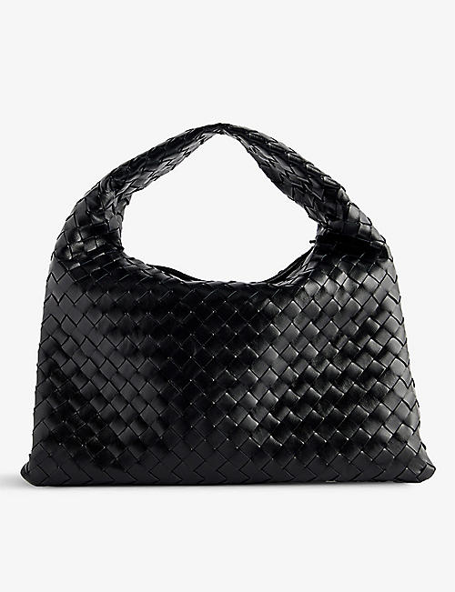 BOTTEGA VENETA: Intrecciato-weave medium leather hobo bag