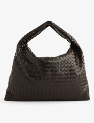 Bottega Veneta Womens Fondant Intrecciato-weave Medium Leather Hobo Bag