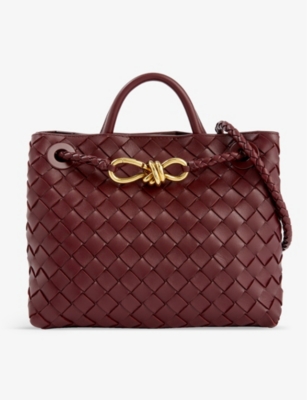 BOTTEGA VENETA - Andiamo small leather top-handle bag | Selfridges.com