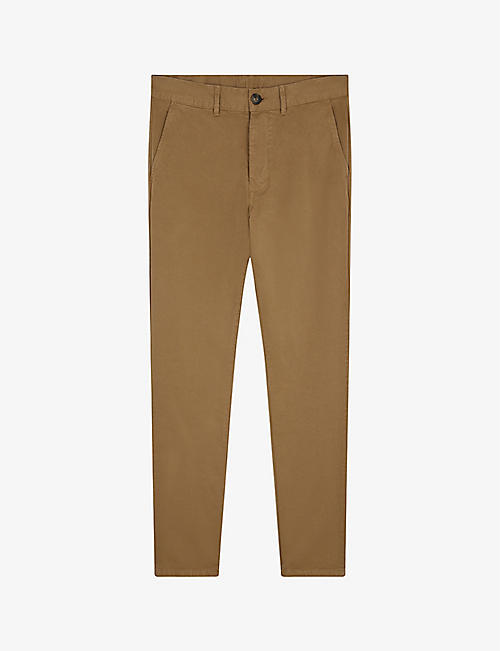 BALIBARIS: Paul slim-leg mid-rise cotton chino trousers