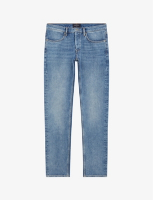 Balibaris Mick Slim-leg Mid-rise Stretch Organic-cotton Denim Jeans In Bleached
