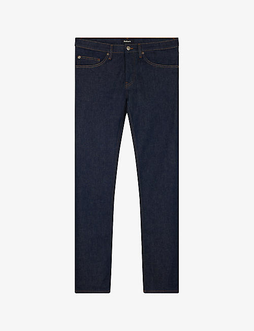 BALIBARIS: Leo slim-fit tapered-leg stretch organic-cotton jeans
