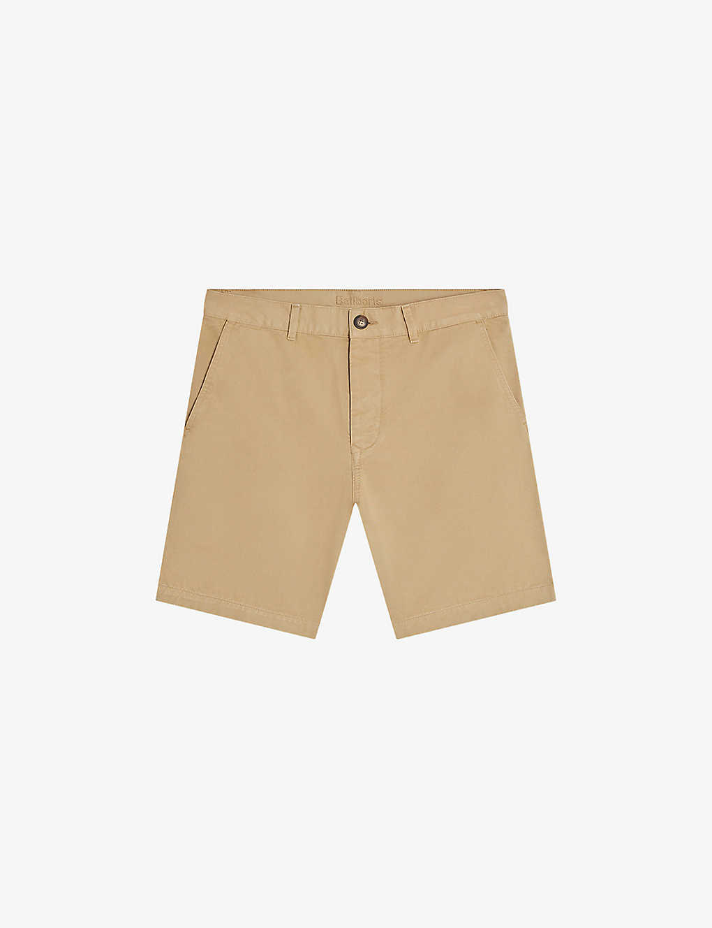 Balibaris Hank Straight-leg Cotton Shorts In Brown