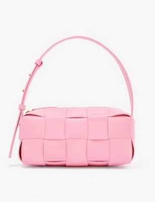 BOTTEGA VENETA: Brick Cassette intrecciato leather shoulder bag