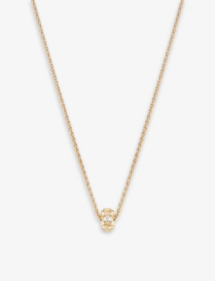 PIAGET: Possession 18ct rose-gold and 0.01ct brilliant-cut diamond pendant necklace