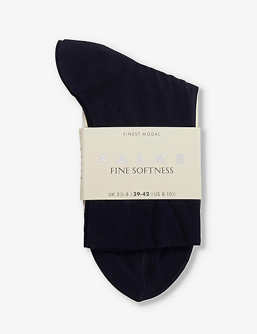FALKE: Fine Softness stretch woven-blend socks