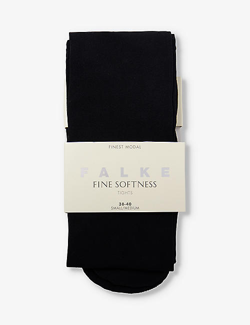FALKE: Fine softness stretch woven-blend tights