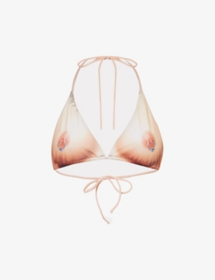 JEAN PAUL GAULTIER TROMPE L'OEIL BIKINI TOP