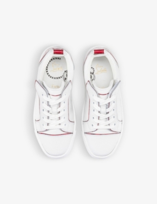 Christian Louboutin Kids Funnyto Leather Low-top Sneakers - Multi - 28