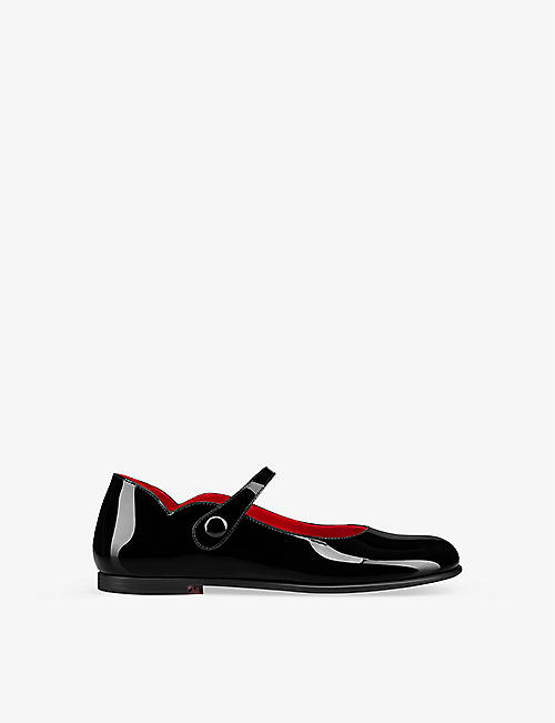 CHRISTIAN LOUBOUTIN: Melodie Chick patent-leather pumps 4-9 years