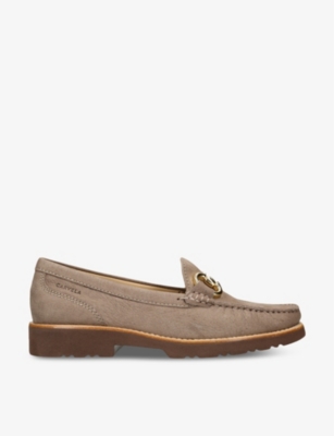 CARVELA COMFORT: Chord horse-bit suede loafers