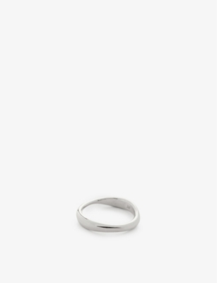 MONICA VINADER: Nura Reef sterling-silver stacking ring
