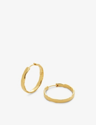 Monica Vinader Womens Yellow Gold Siren Muse Medium 18ct Yellow Gold-plated Vermeil Sterling-silver In Yellow Gold