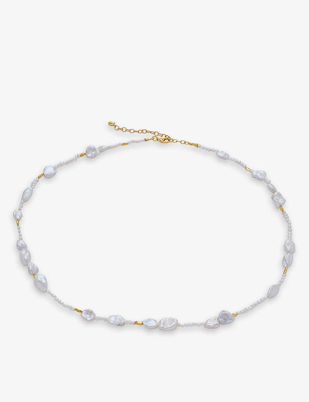 Monica Vinader Womens Yellow Gold Scatter 18ct Yellow Gold-plated Vermeil Sterling-silver And Pearl