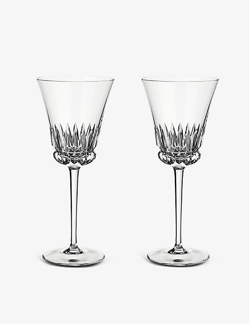 VILLEROY & BOCH: Grand Royal crystal-glass white wine goblet set of two