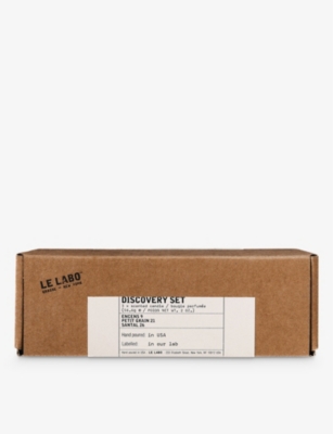LE LABO Discovery Set scented candle gift set