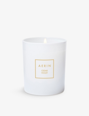 AERIN Cedar Violet scented candle 200g