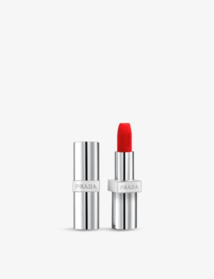 Shop Prada Granato Soft Matte Monochrome Refillable Lipstick 3.8g