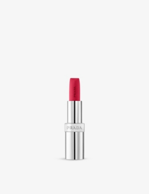 Prada Soft Matte Monochrome Refillable Lipstick 3.8g In Pourpre