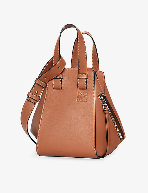 LOEWE: Hammock small leather shoulder bag