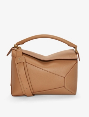 LOEWE: Puzzle Edge small leather cross-body bag