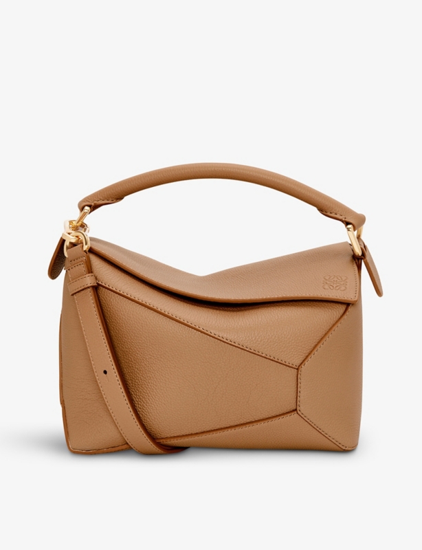 Puzzle small leather shoulder bag