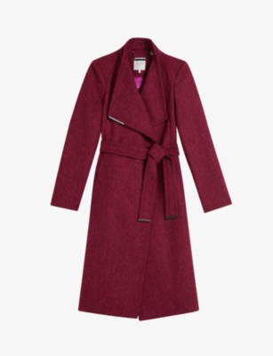 Pink best sale herringbone coat