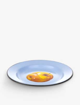 Seletti X Toiletpaper Apple Enamel-plated Metal Plate 26cm