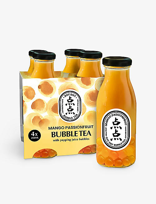 DOT DOT: Mango Passionfruit bubble tea four pack