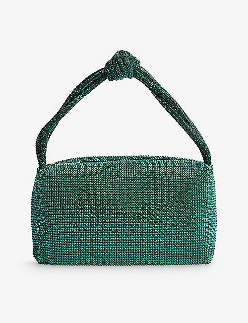 CULT GAIA: Sienna mesh top-handle bag