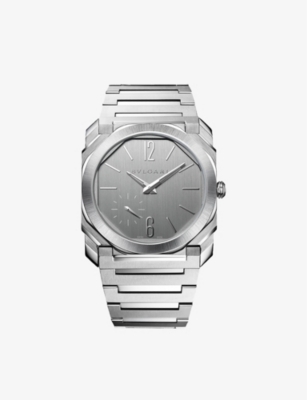 Bvlgari Mens Stainless Steel Bgo40c14pssxtauto Octo Finissimo S Stainless-steel Automatic Watch