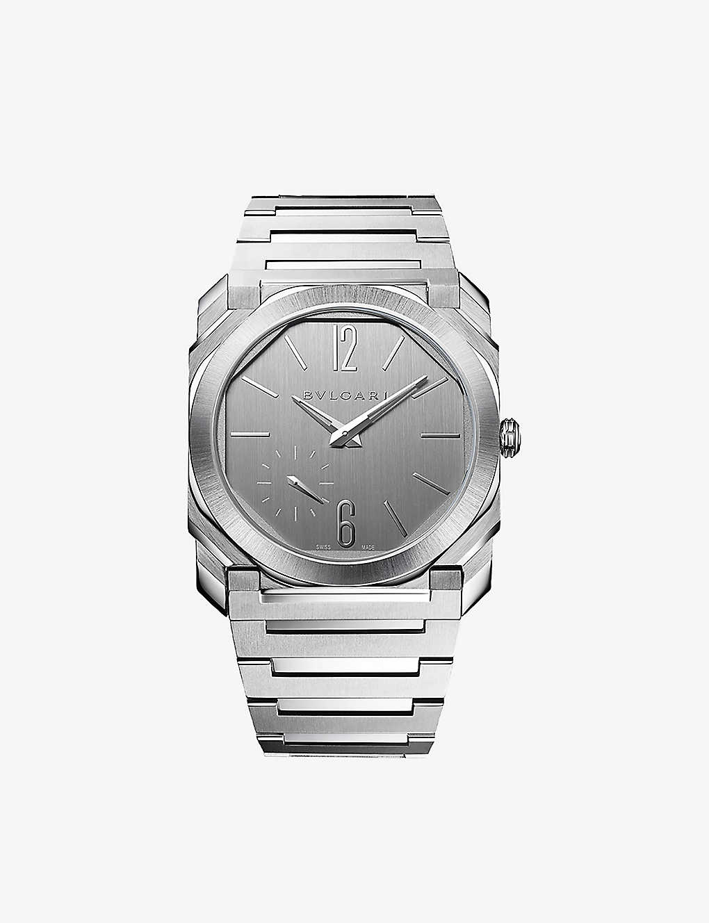 Bvlgari Mens Stainless Steel Bgo40c14pssxtauto Octo Finissimo S Stainless-steel Automatic Watch