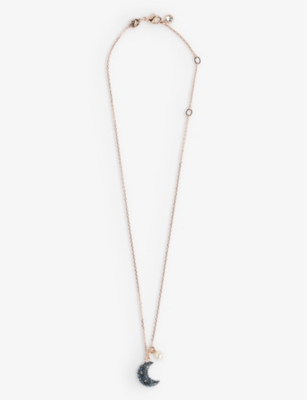 Swarovski Sublima Luna Pendant Necklace In Multi