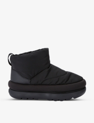 Ugg Classic Maxi Mini Boots In Black Suede