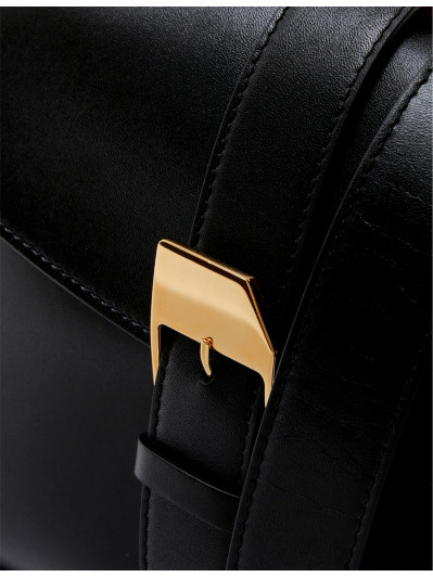 The Row Isla Flap Clutch Bag in Leather